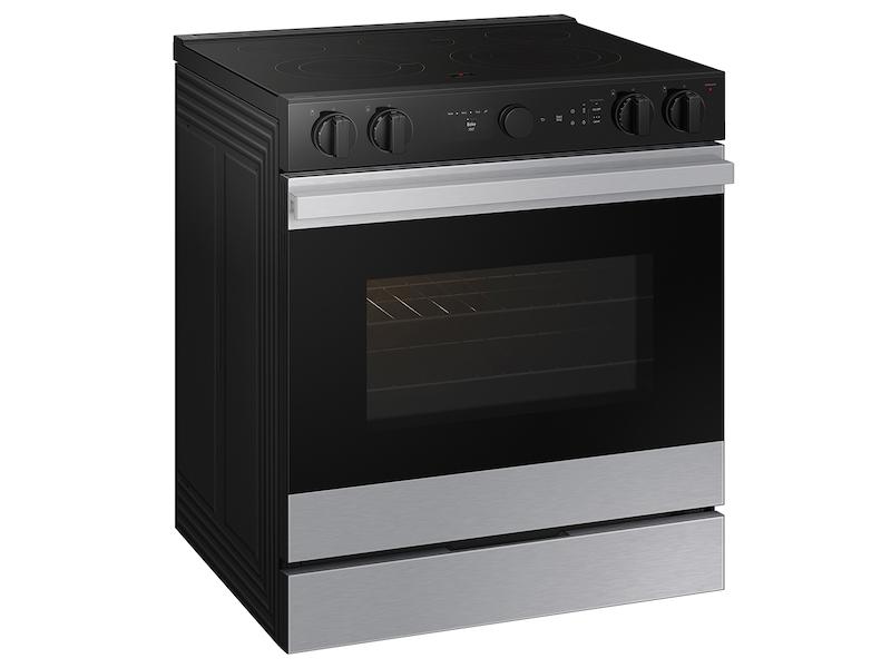 Bespoke 6.3 cu. ft. Smart Slide-In Electric Range with Air Sous Vide & Air Fry in Stainless Steel