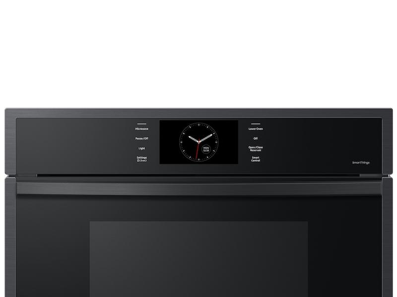 30" Microwave Combination Wall Oven with Steam Cook in Matte Black