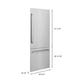 Refrigerator Panel in Fingerprint Resistant Stainless Steel (RPBIV-SN-30)