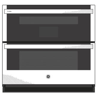 GE Profile™ 30" Smart Built-In Twin Flex Convection Wall Oven