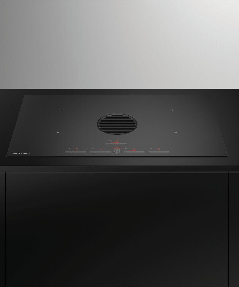 Induction Cooktop, 36", 4 Zones with Integrated Ventilation