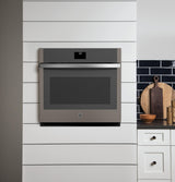 GE® 30" Smart Built-In Self-Clean Convection Single Wall Oven with Never Scrub Racks