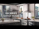 ZLINE 36" Designer Series Stainless Island Range Hood (KB2i-4SSXS-36)