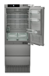 Combined refrigerator-freezer with NoFrost for integrated use