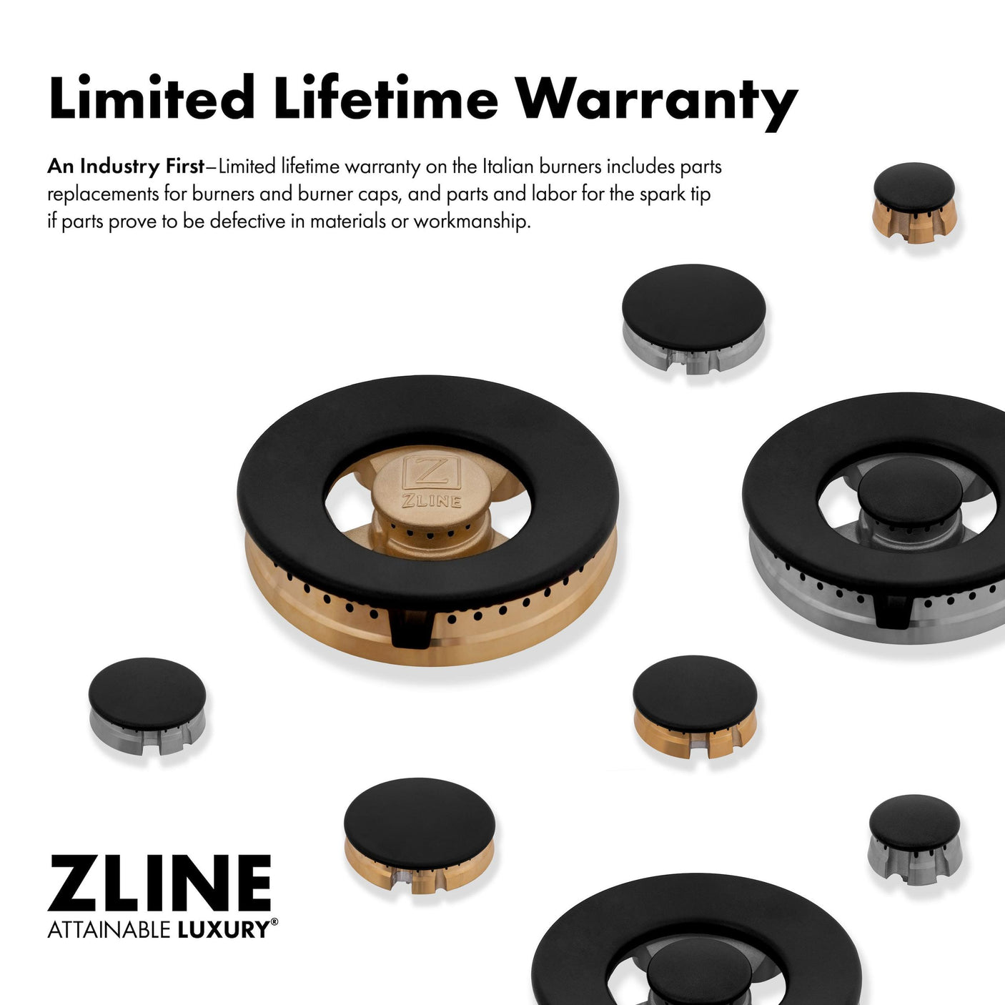 ZLINE Professional Range 5 Brass Burners (SR-BRASSBR-36)