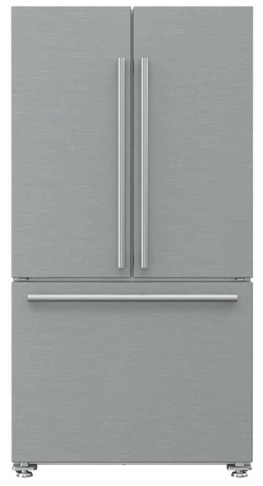 36in French Door Refrigerator counter depth 22.3 cu ft, stainless doors, stainless handles