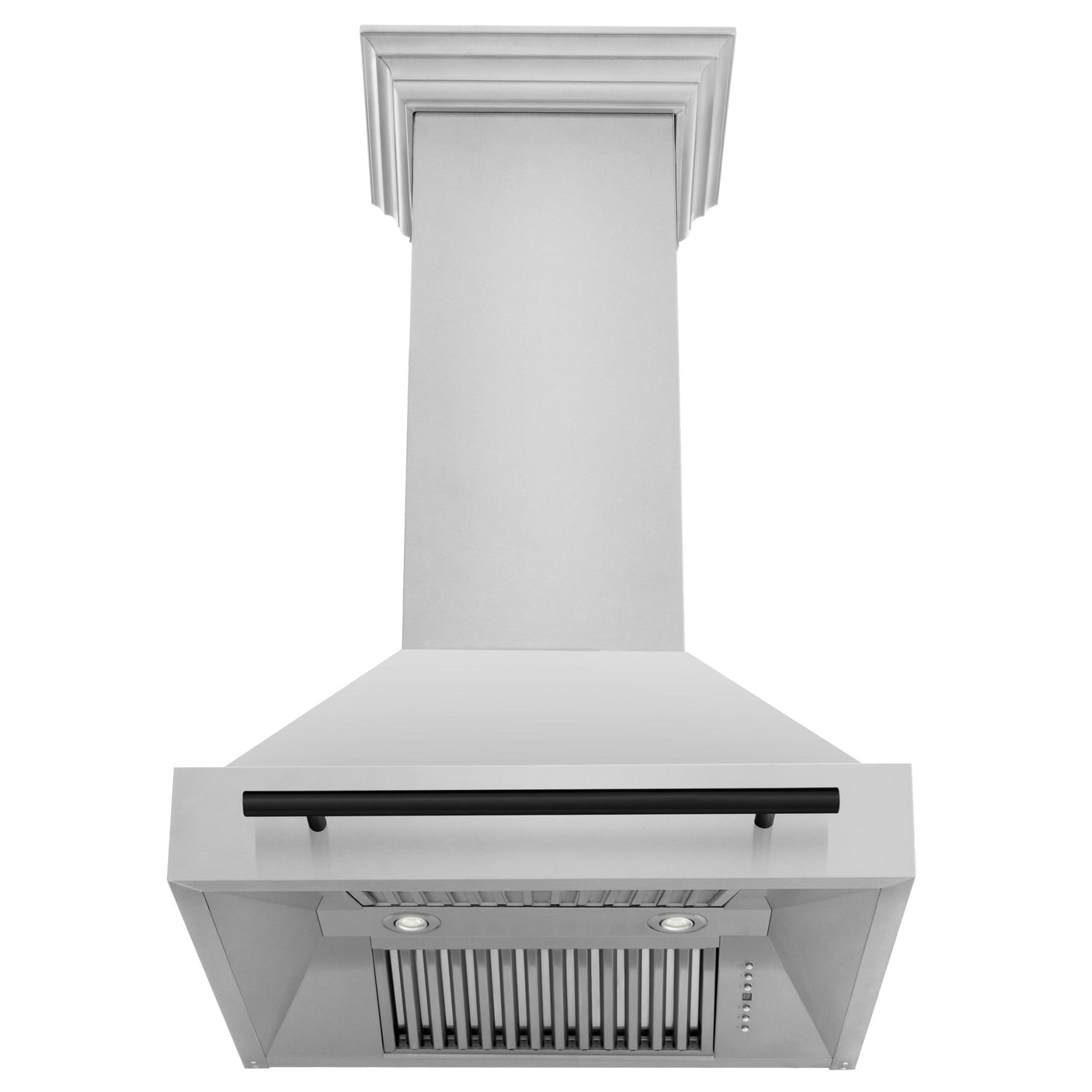 ZLINE 30 in. Autograph Edition Stainless Steel Range Hood with Stainless Steel Shell and Handle (8654STZ-30) [Color: Matte Black]