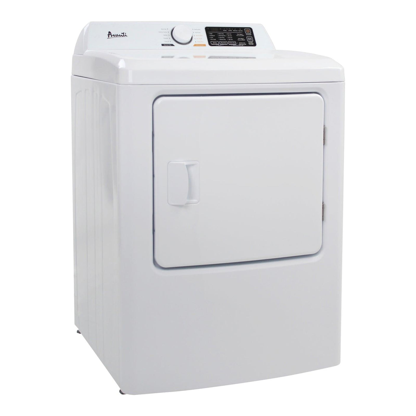 Avanti Front Load Electric Clothes Dryer, 7.0 cu. ft. Capacity - White / 7.0 cu. ft.