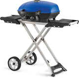 TravelQ 285X with Scissor Cart , Propane, Blue