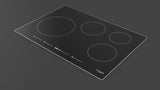 30" INDUCTION COOKTOP WITH BRUSHED ALUMINUM TRIM