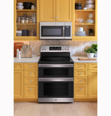 GE 30" Free-Standing Electric Double Oven Convection Range