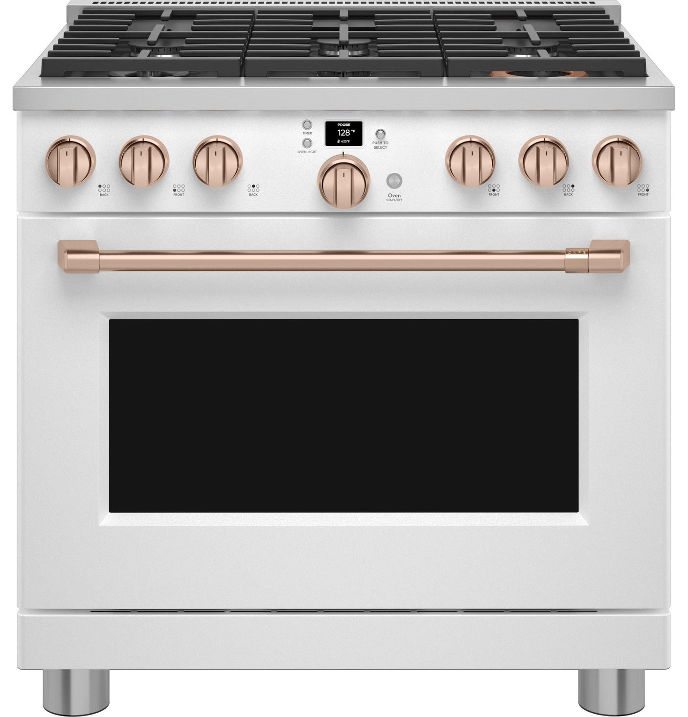 Café™ 36" Smart All-Gas Commercial-Style Range with 6 Burners (Natural Gas)