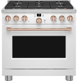 Café™ 36" Smart All-Gas Commercial-Style Range with 6 Burners (Natural Gas)