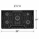 Frigidaire 36" Gas Cooktop