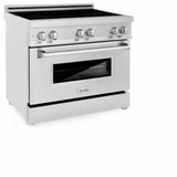 ZLINE 36" 4.6 cu. ft. Induction Range with a 5 Element Stove and Electric Oven in Stainless Steel (RAIND-36) [Color: Stainless Steel]