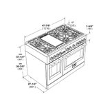 48" ALL GAS PRO RANGE