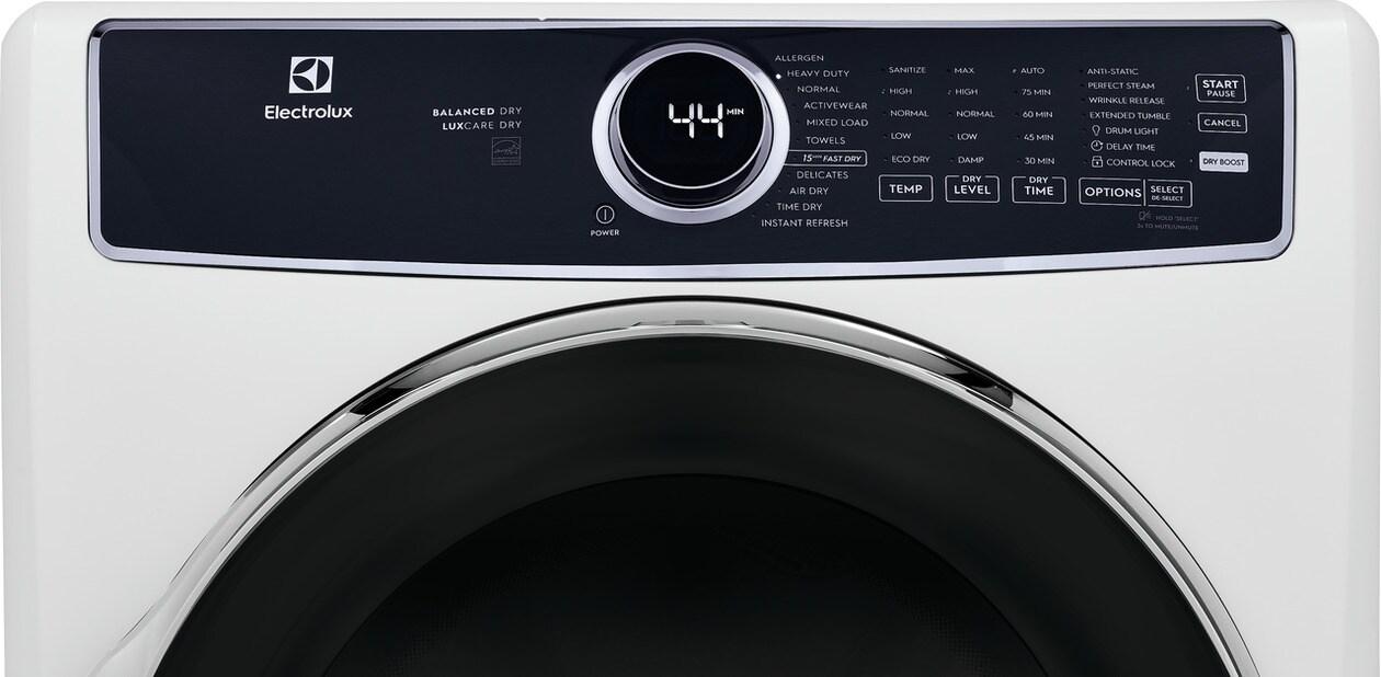 Electrolux Front Load Perfect Steam™ Electric Dryer with Balanced Dry™ and Instant Refresh - 8.0 Cu. Ft.