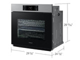 Bespoke 30" Stainless Steel Single Wall Oven with AI Pro Cooking™ Camera