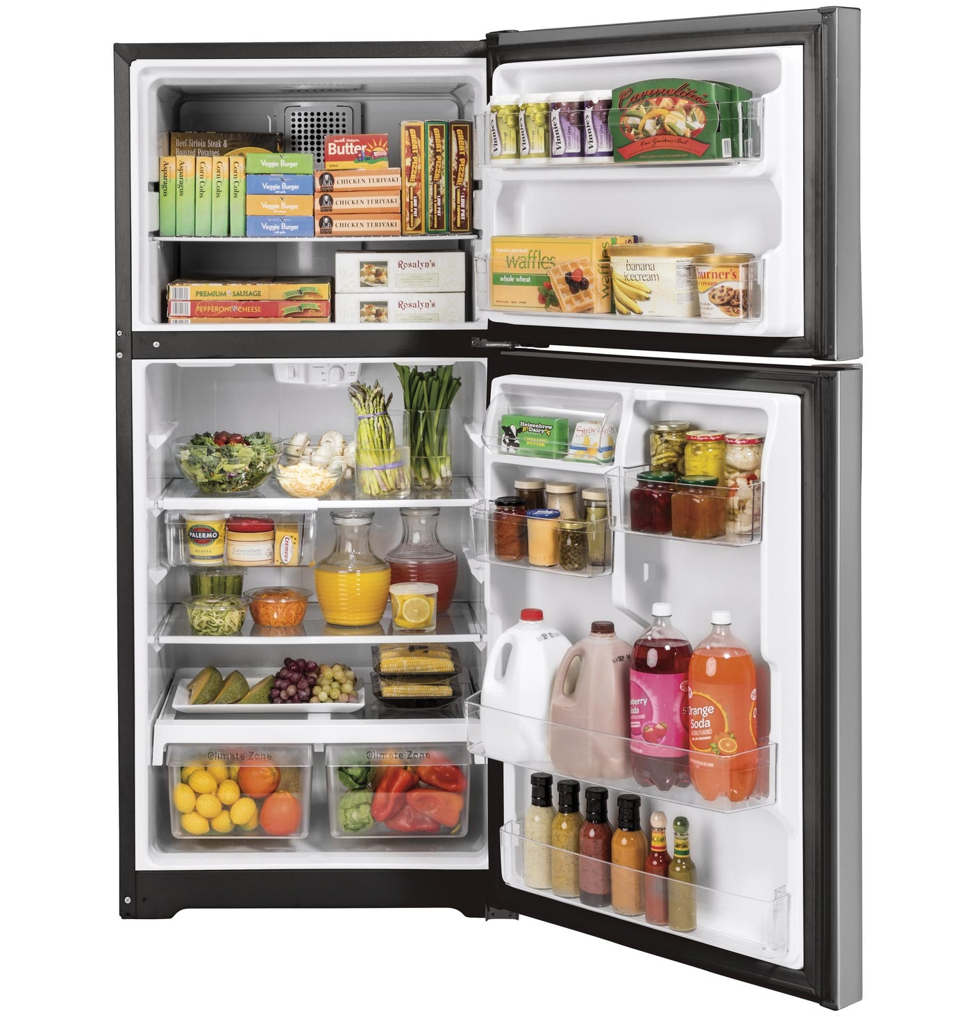 GE® ENERGY STAR® 19.2 Cu. Ft. Top-Freezer Refrigerator