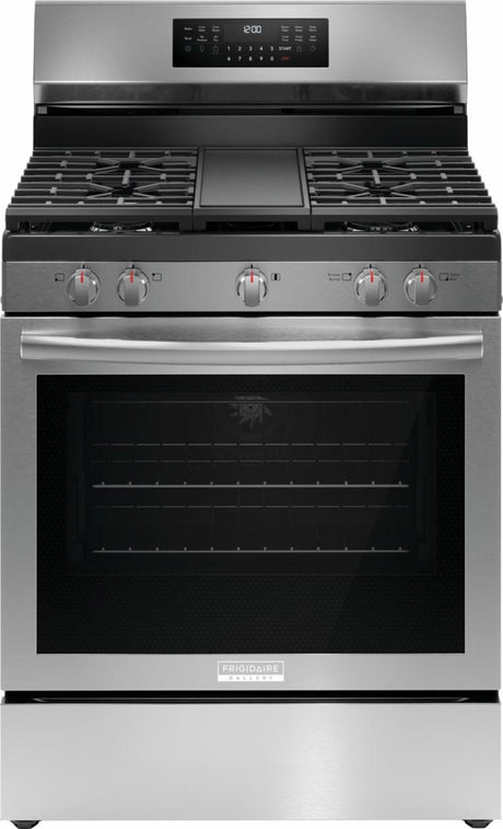 Frigidaire Gallery 30" Rear Control Gas Range with Total Convection