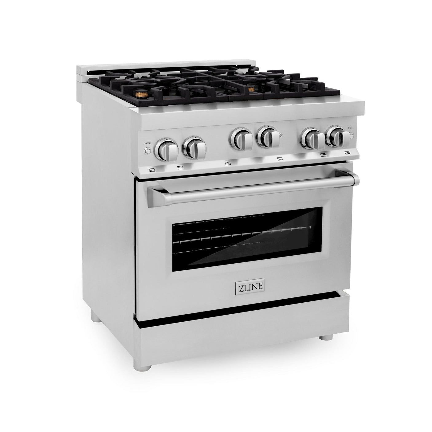 ZLINE 30" 4.0 cu. ft. Range with Gas Stove and Gas Oven in Stainless Steel (RG30) [Color: White Matte]