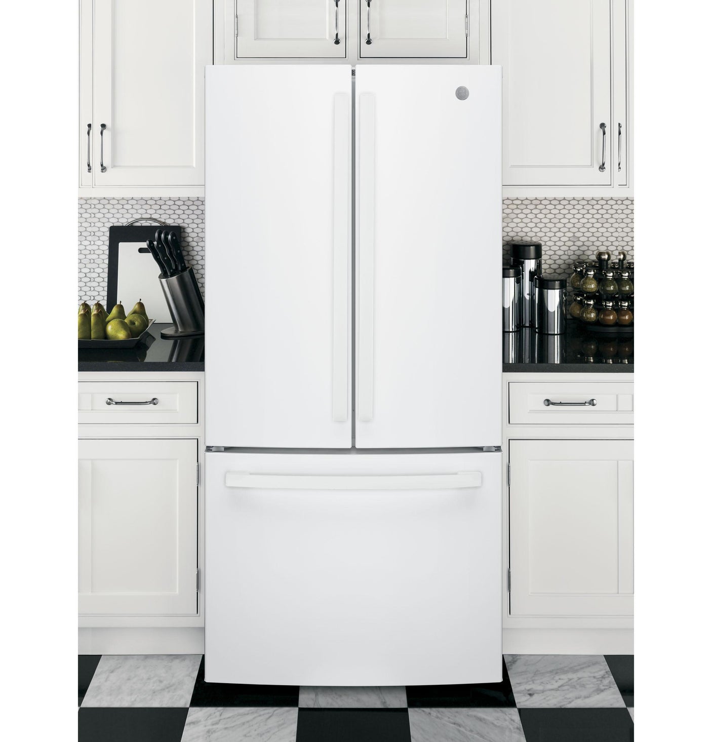 GE® ENERGY STAR® 18.6 Cu. Ft. Counter-Depth French-Door Refrigerator