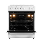 Danby 30"" Slide in Smooth Top Electric Range with Knob Controls in White