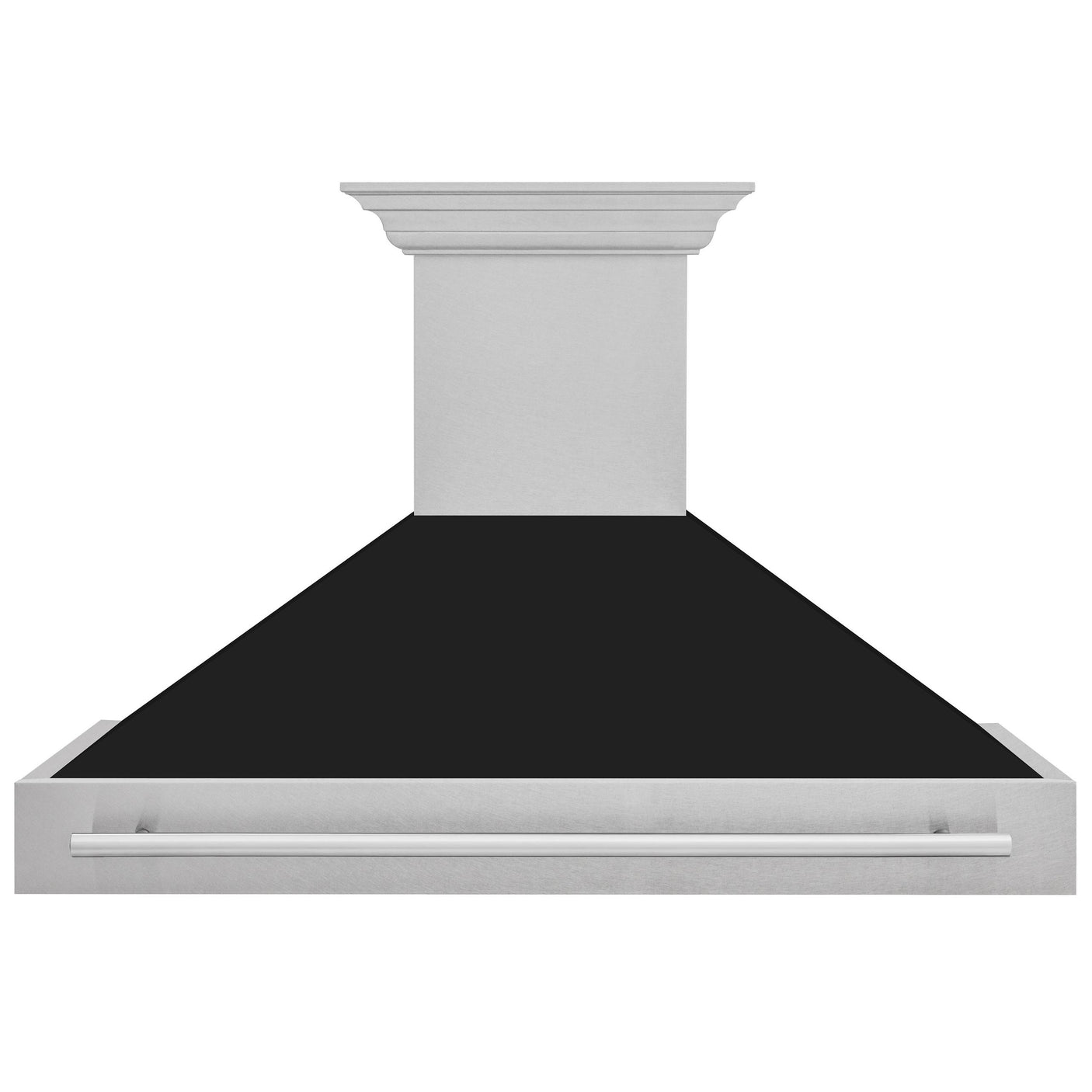 ZLINE 48 in. DuraSnow Stainless Steel Range Hood with Colored Shell Options (8654SNX-48) [Color: Black Matte]