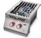 Built-in 700 Series Inline Dual Range Top Burner with Stainless Steel Cover , Propane, Stainless Steel