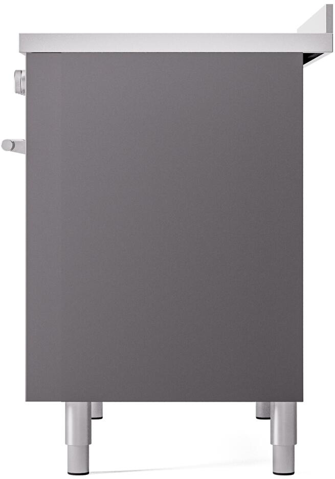 Professional Plus II 40 Inch Electric Freestanding Range in Matte Graphite with Trim