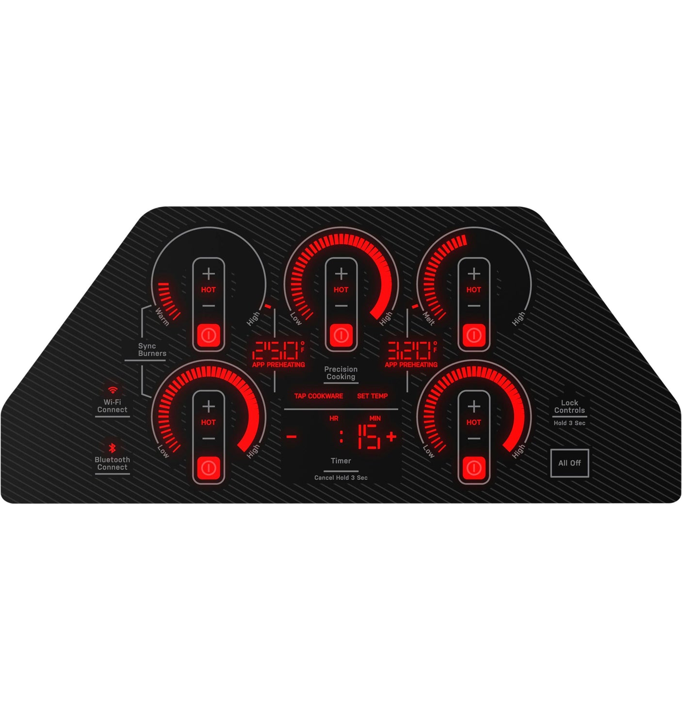 GE Profile™ 36" Built-In Touch Control Induction Cooktop