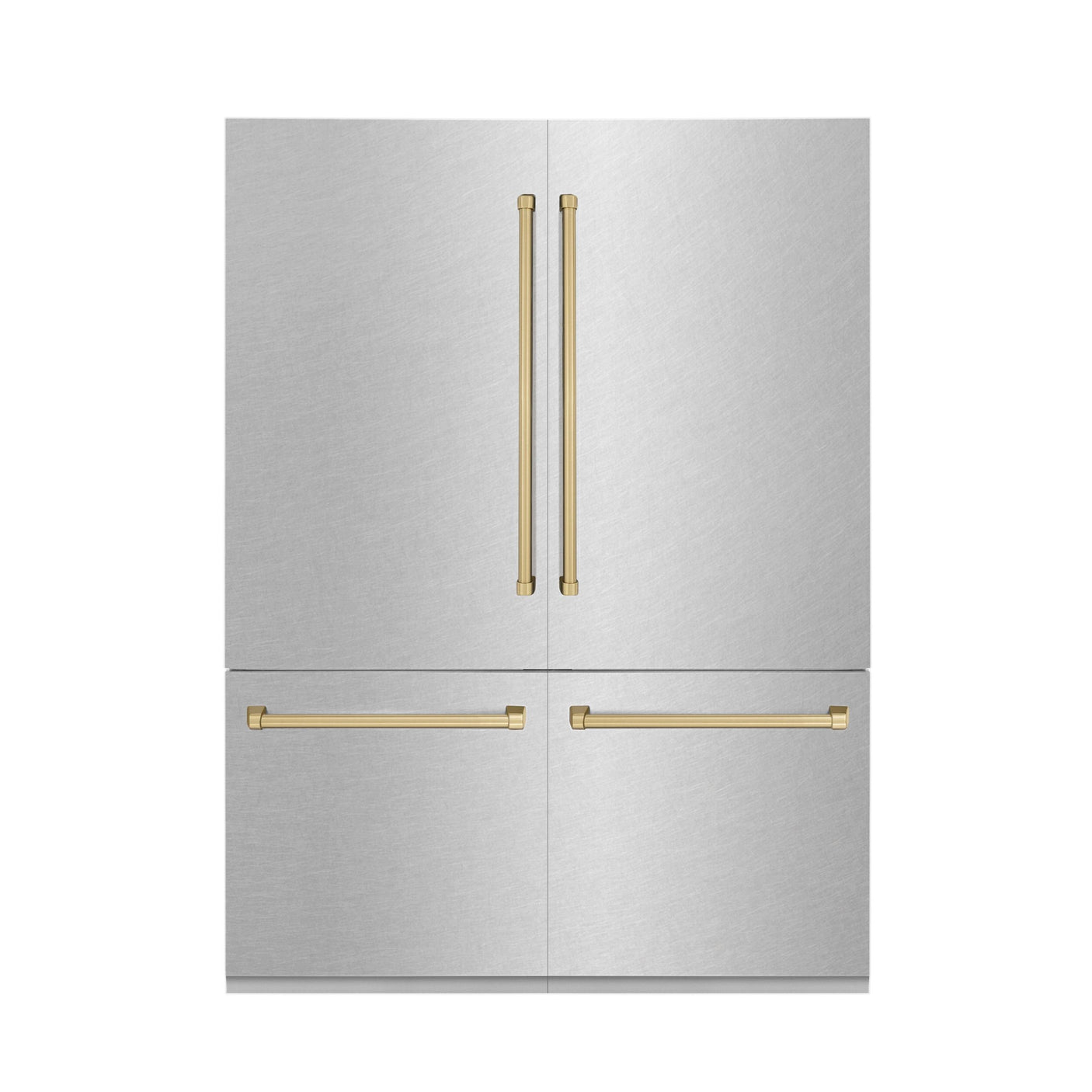 Autograph Refrigerator with Internal Water and Ice Dispenser in Durasnow with Champagne Bronze (RBIVZ-SN-60-CB)