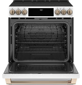 Café™ 30" Smart Slide-In, Front-Control, Induction and Convection Range with Warming Drawer