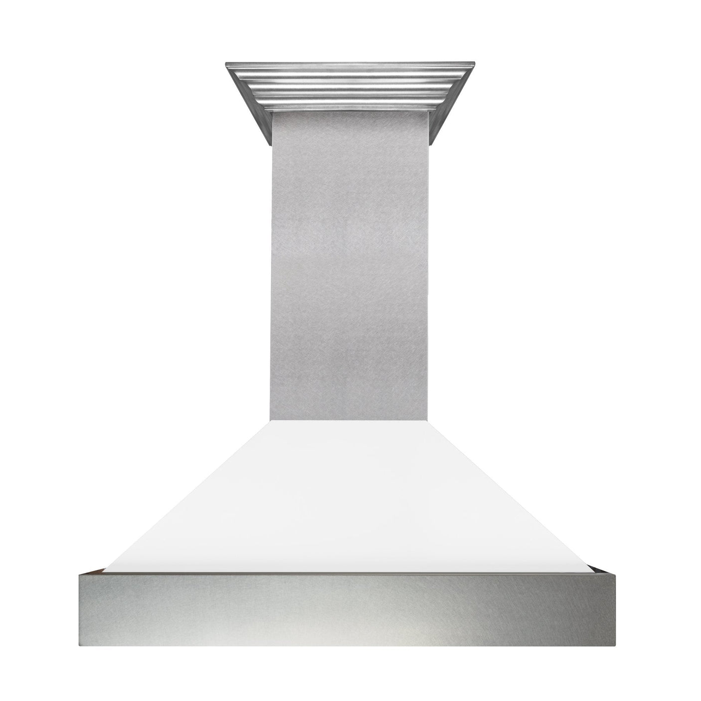 ZLINE DuraSnow Stainless Steel Range Hood With White Matte Shell (8654WM)