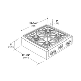 30" PRO GAS RANGE TOP