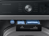 4.6 cu. ft. Large Capacity Smart Top Load Washer with ActiveWave™ Agitator and Active WaterJet in Brushed Black