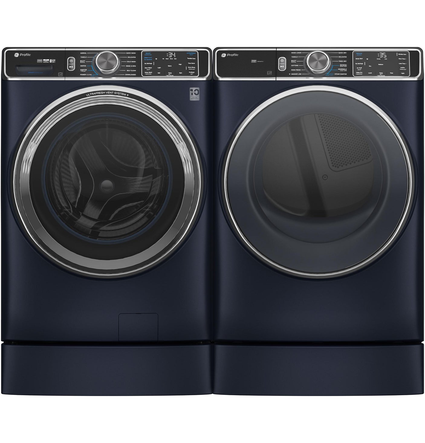 GE Profile™ 5.3 cu. ft. Capacity Smart Front Load ENERGY STAR® Washer with UltraFresh™ Vent System+ with OdorBlock™