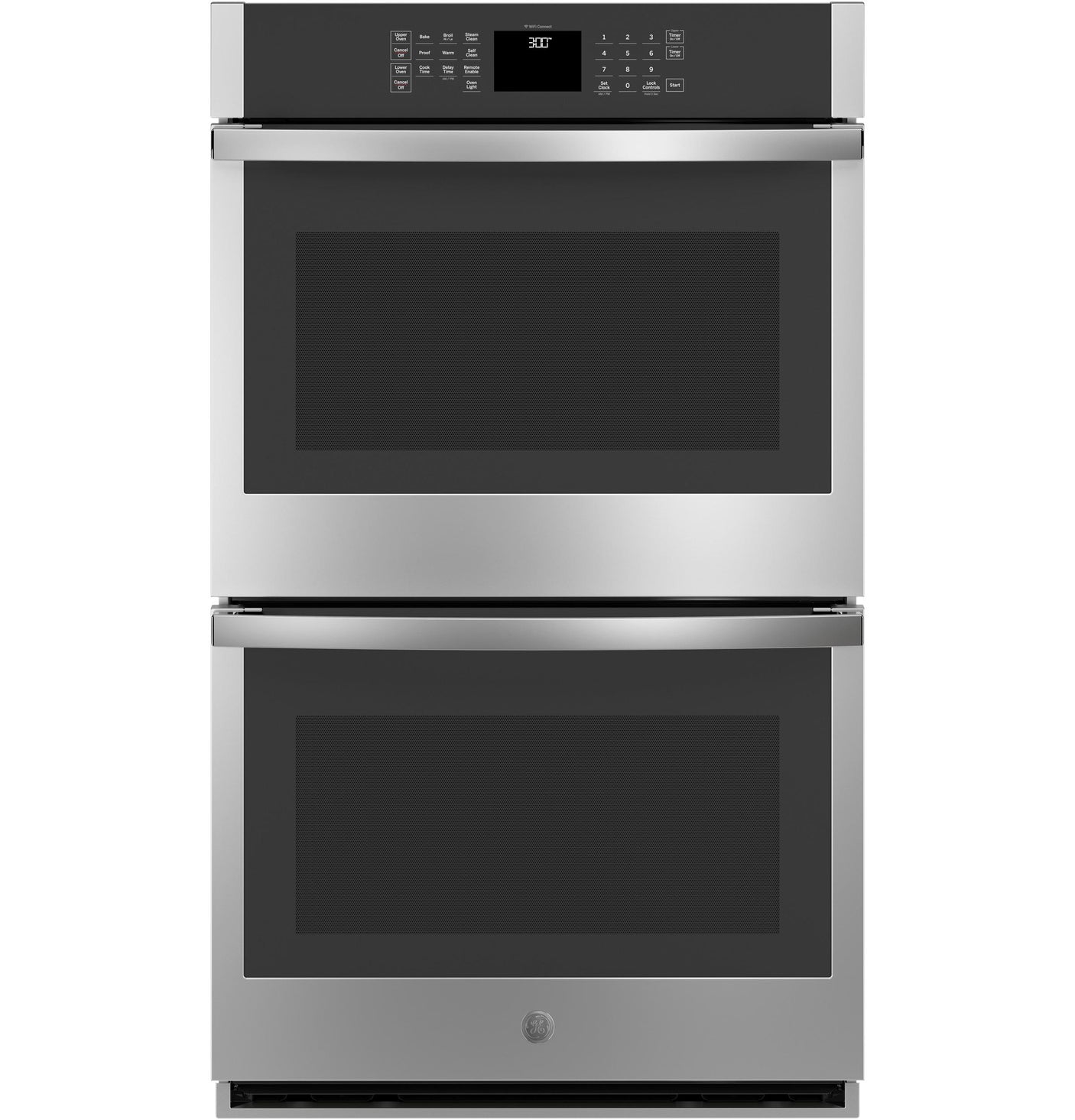 GE® 30" Smart Built-In Self-Clean Double Wall Oven with Never-Scrub Racks