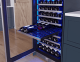 Presrv Wine Cooler, 24in Full Size, SS+Glass, Reversible Door, 2 Zone