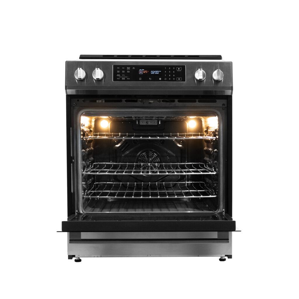 Danby 30"" Slide in Induction Range with LED Touch Control in Stainless Steel