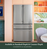 Café™ ENERGY STAR® 28.7 Cu. Ft. Smart 4-Door French-Door Refrigerator With Dual-Dispense AutoFill Pitcher