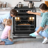 Danby 30"" Slide in Induction Range with LED Touch Control in Stainless Steel