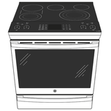 GE Profile™ 30" Smart Slide-In Electric Convection Range with No Preheat Air Fry