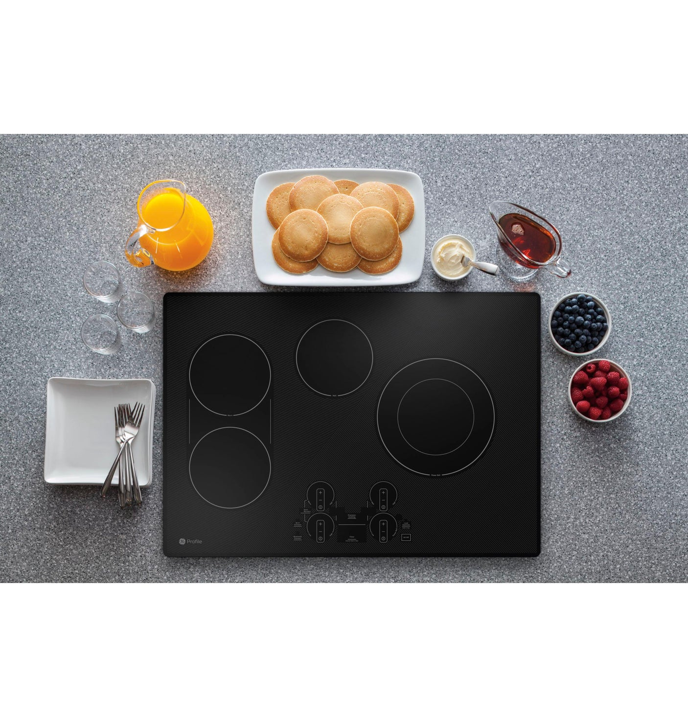 GE Profile™ 30" Built-In Touch Control Electric Cooktop