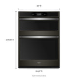 6.4 cu. ft. Smart Combination Convection Wall Oven with Air Fry, when Connected