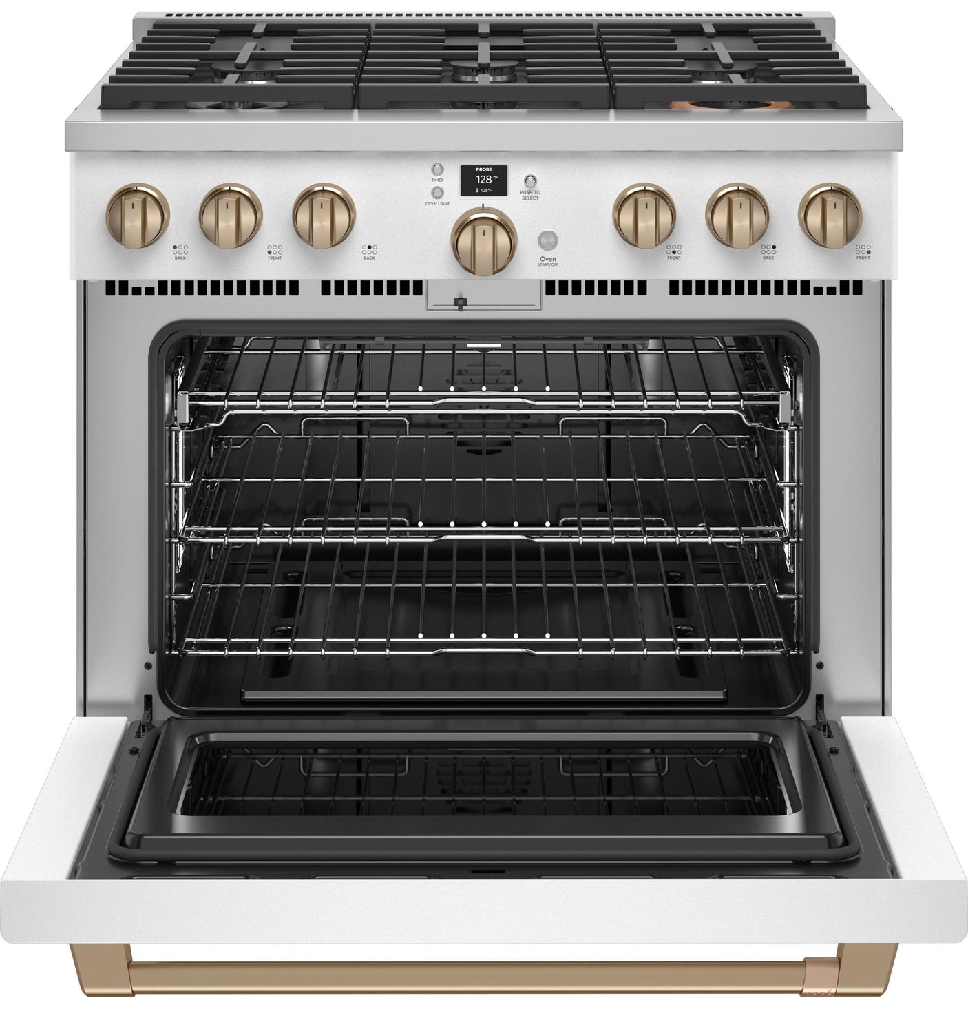 Café™ 36" Smart All-Gas Commercial-Style Range with 6 Burners (Natural Gas)