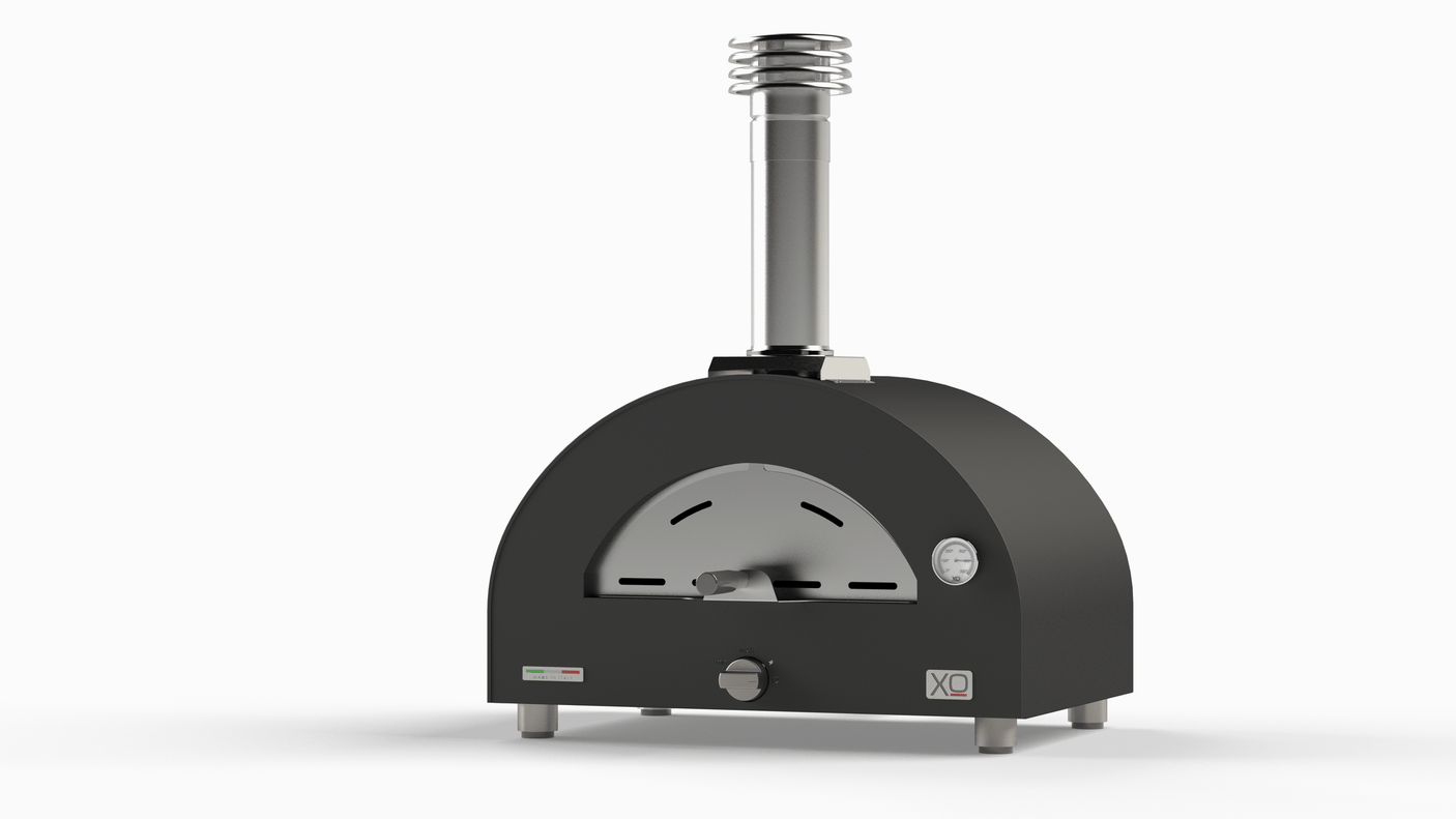 Tabletop Gas Fired Pizza Oven Carbona (Black), Propane