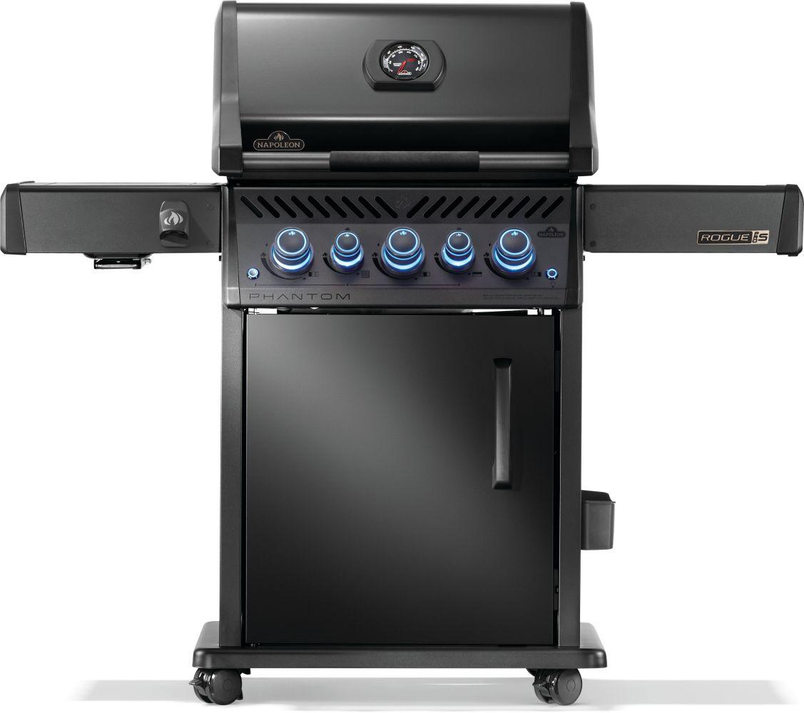 Phantom Rogue PRO-S 425 RSIB with Infrared Side and Rear Burner , Propane, Matte/Matt Black