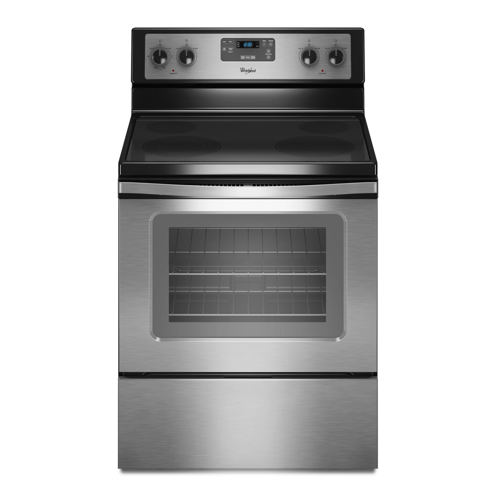 4.8 cu. ft. Capacity Electric Range with Self-Cleaning System