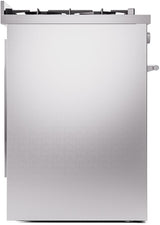 Professional Plus II 30 Inch Dual Fuel Natural Gas Freestanding Range in Stainless Steel with Trim